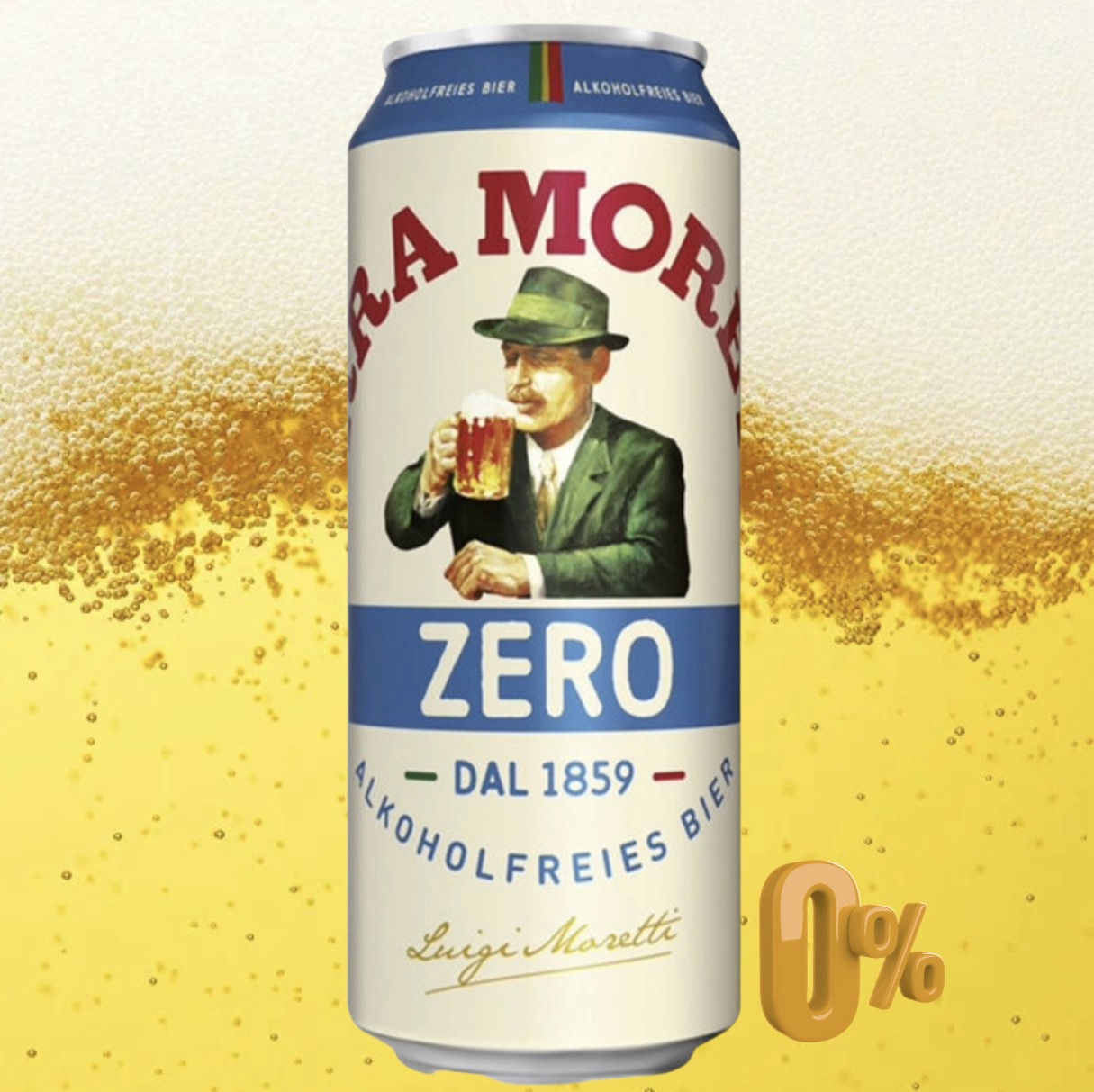Birra moretti zero 50cl